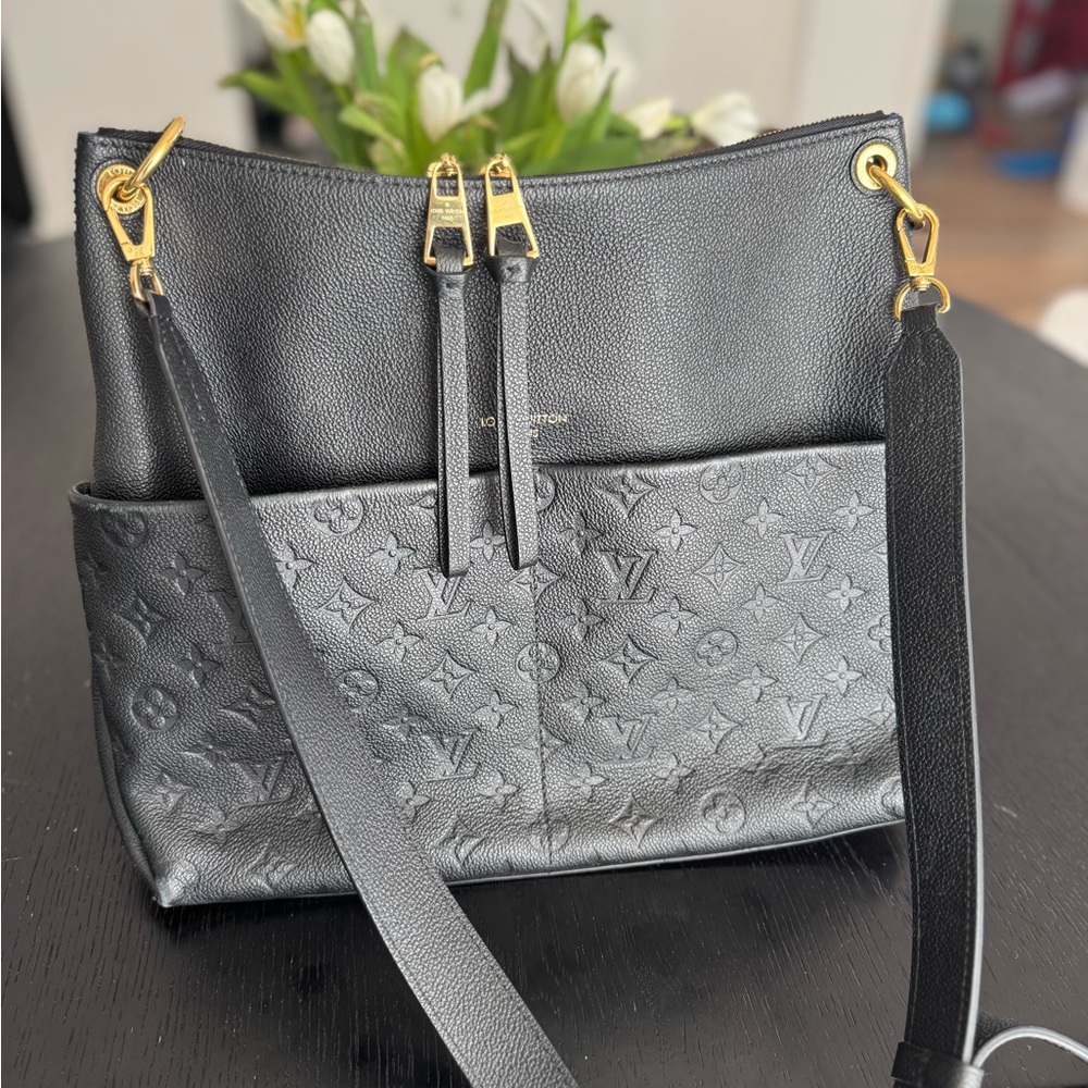 Louis Vuitton Black Structured Shoulder Bag maida hobo